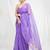 purple glam kota embroidered doria saree