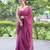 purple reign chic embroidered kota doria saree