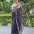 lavender lullaby embroidered kota doria saree