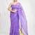 purple glam kota embroidered doria saree