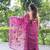 purple reign chic embroidered kota doria saree