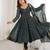 black silk festive kurta set