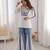 white roman silk festive top and bottom