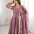 pink silk festive kurta set