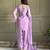 lavender silk festive kurta set