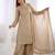 cream silk festive kurta set