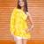 The Marigold Tropical One-Shoulder Top