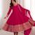 rani-pink vichitra festive kurta set