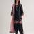 black roman silk festive kurta set