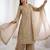 cream silk festive kurta set