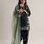 black roman silk festive kurta set