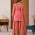 light-peach silk festive kurta set