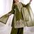 mehendi silk festive kurta set