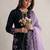 black roman silk festive kurta set