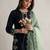 black roman silk festive kurta set