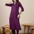 purple cotton silk festive top and bottom