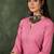 pink cotton silk festive top and bottom