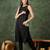 black cotton silk festive top and bottom
