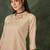 cream cotton silk festive top and bottom