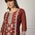 orange cotton silk festive wear long kurti