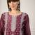 lavender cotton silk festive wear long kurti