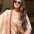 cream assam silk festive kurta set