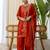 cognac silk blend festive kurta set