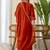 cognac silk blend festive kurta set