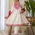 white silk blend festive kurta set