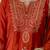 cognac silk blend festive kurta set