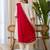 white silk blend festive kurta set