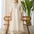 white silk blend festive kurta set