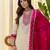 cream silk blend festive kurta set