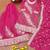 rani-pink crepe festive kurta set