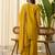 mustard silk blend festive kurta set