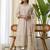 cream silk blend festive kurta set