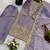 lavender silk festive kurta set
