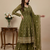 mehendi silk festive kurta set
