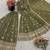 mehendi silk festive kurta set