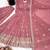 pink silk festive kurta set