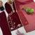 maroon velvet festive kurta set