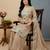 cream silk festive kurta set