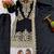 black silk festive kurta set