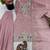 pink silk festive kurta set