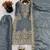 grey silk festive kurta set