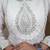 white silk blend festive kurta set