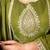 mehendi silk blend festive kurta set