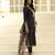 navy-blue silk festive kurta set