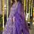 purple silk festive kurta set