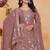 rose georgette festive kurta set